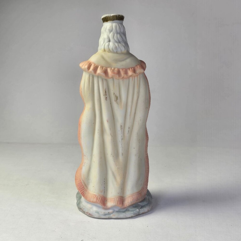 Vintage Nativity Porcelain Figurine Wise Man Magi Figure Christmas Decor Holiday - Picture 4 of 8